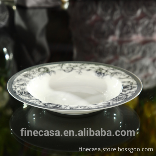 8.5 Inches Fine New Bone China Porcelain Soup Bowl set